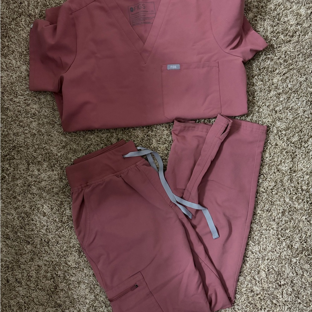 Figs Mauve Scrub Set